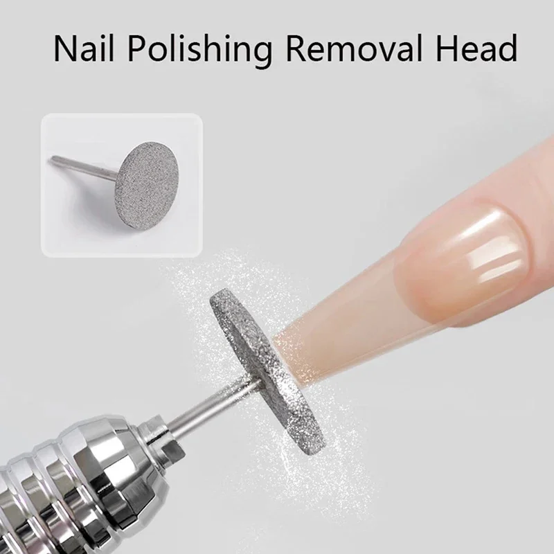 

Diamond Nail Drill Milling Cutter for Manicure Bit Flexible Polisher Machine Electric File Art Tools