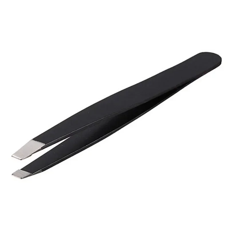 Professional Stainless Steel Slant Tip Hair Removal Eyebrow Tweezer Makeup Tool Useful Beatiful