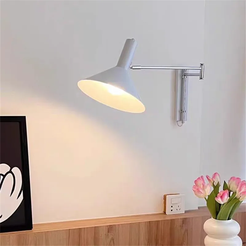 Bauhaus rotatable Wall Lamp Foldable Industrial Reading Light Bedroom Retro living room Bedside office decoration wall light