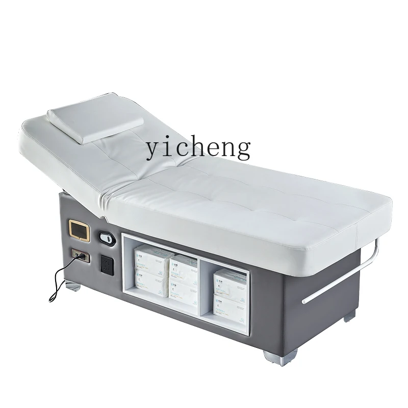 ZC Electric Beauty Bed Multi-Function Lifting Heating Constant Temperature Physiotherapy Latex Medical Massage Spa Bed