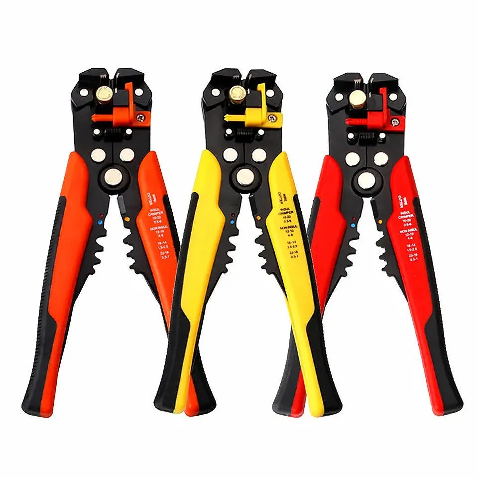 8-inch automatic wire stripper, wire separating & crimping pliers with high hardness