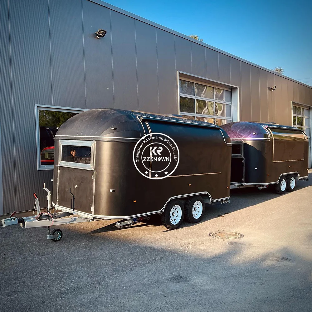 2024 Pizza Food Truck Trailer Mobile Kitchen Airstream Food Trailer Fast Food Trailer Truck