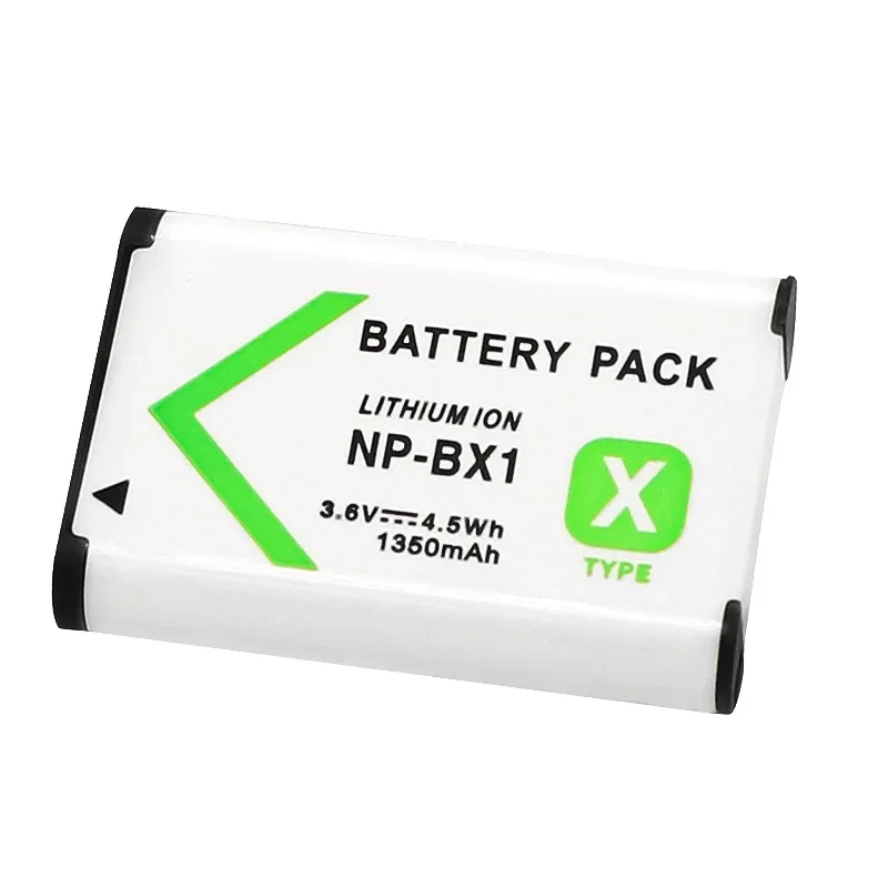 3.6V 1350MAH NP-BX1 Battery for Sony ZV-1F DSC-RX100 WX500 AS300 M3 M2 Camera Rechargeable Batteries Full Decoding