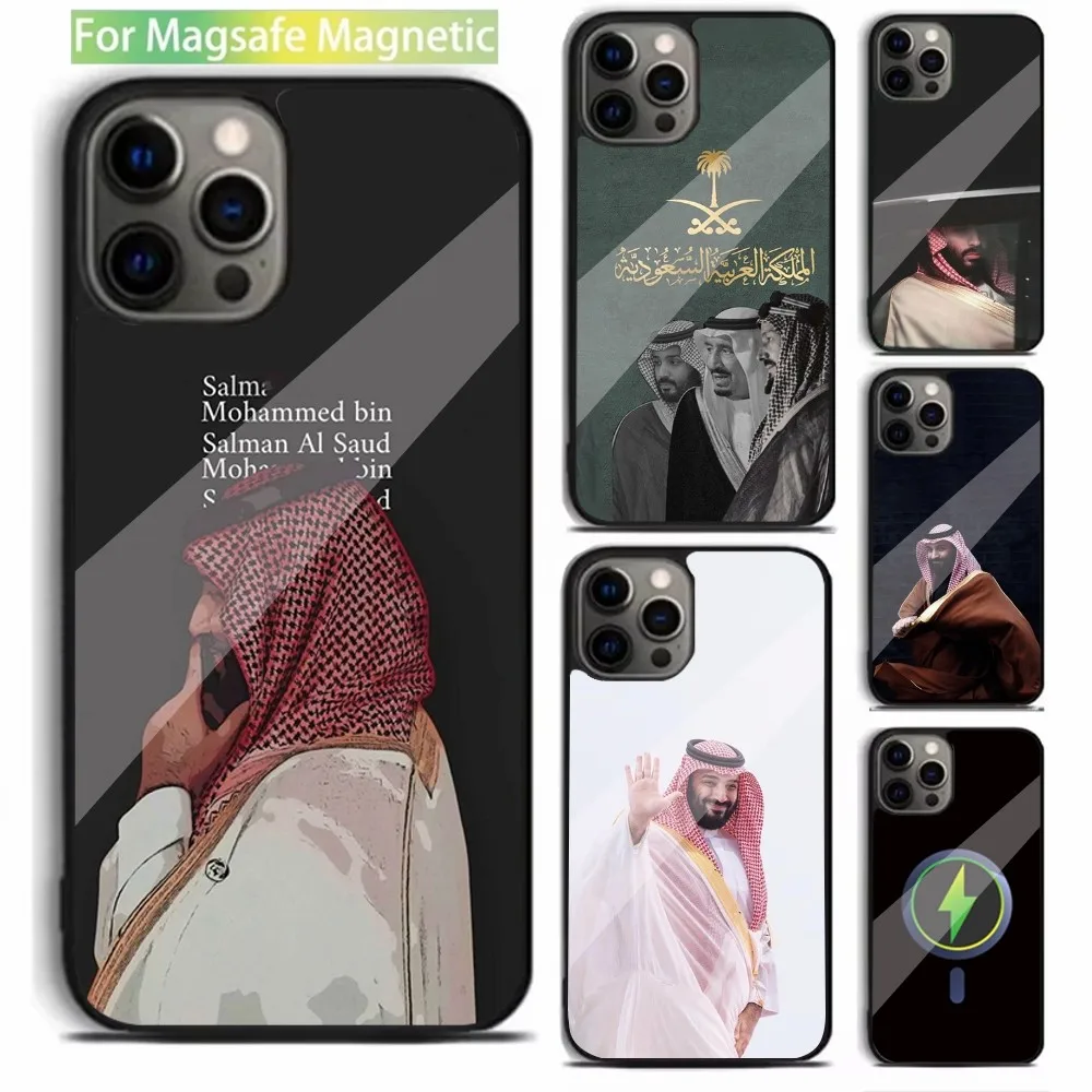 Kingdom Of Saudi Arabia Flag Phone Case For iPhone 16,15,14,13,12,11,Plus,Pro,Max,Mini Magsafe Magnetic Wireless Charging