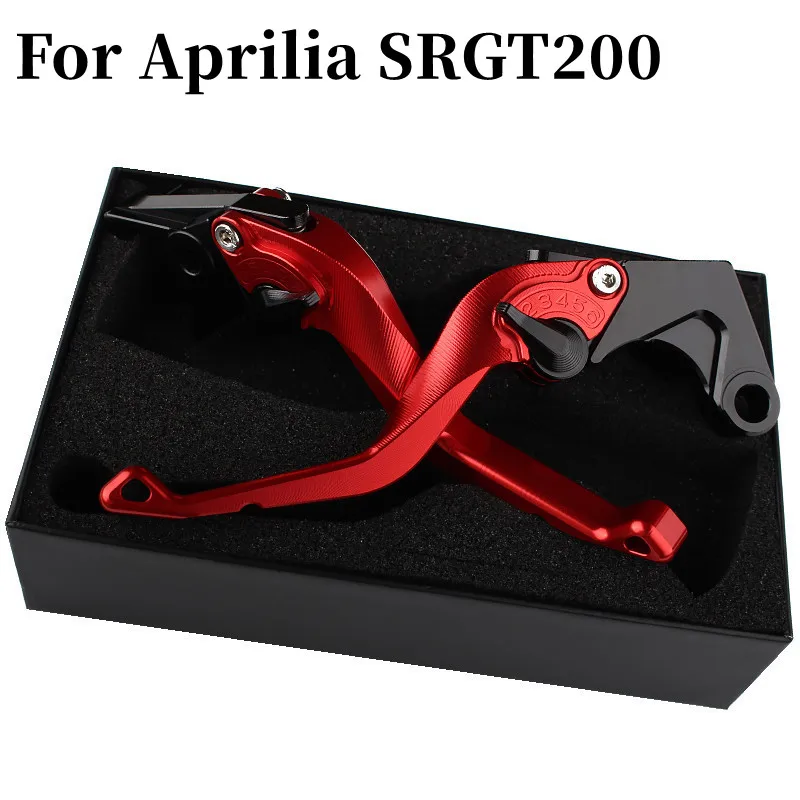 

For Aprilia SR GT 200 SRGT200 SR 200 GT Scooter Accessories Short Brake Clutch Levers Handle With Parking Function