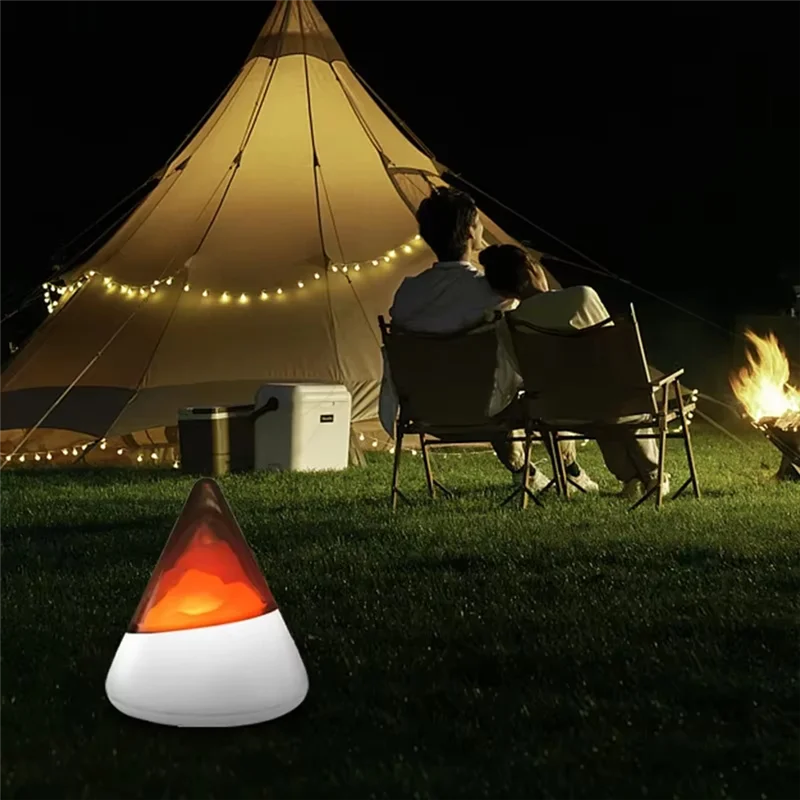 La nuova luce notturna RGB con controllo touch ricaricabile tramite USB adatta per la decorazione domestica all'aperto