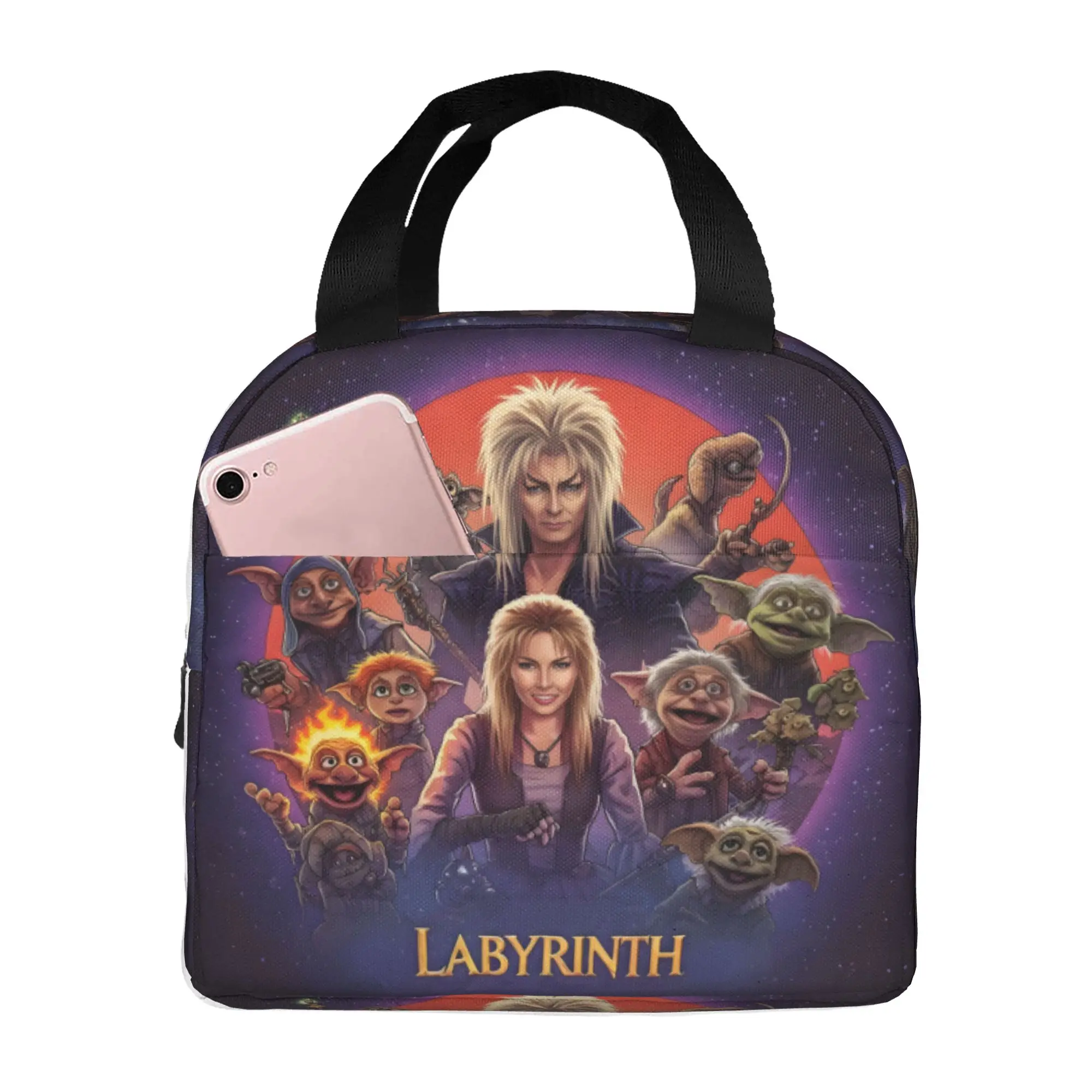 Fantasy Film L-Labyrinths Kawaii Pencil Cases Girls Boys Jareth The Goblin King Movie Pencil Box School Accessories