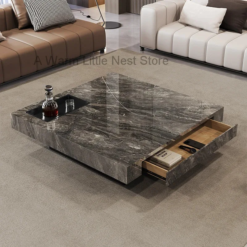 

Simple Designer Coffee Table Aesthetic Unique Space Saving Drawers Coffee Table Center Nordic Mesa Auxiliar Salon Furniture