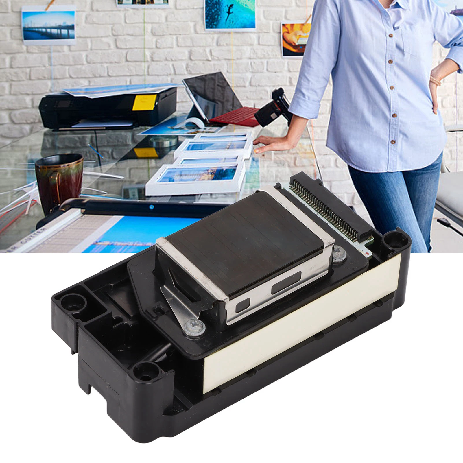 Tête d'impression Corrosion industrielle remplacement de tête d'impression pratique pour DX5 R1800 RJ1300 R2400 2400 remplacement de tête d'impression