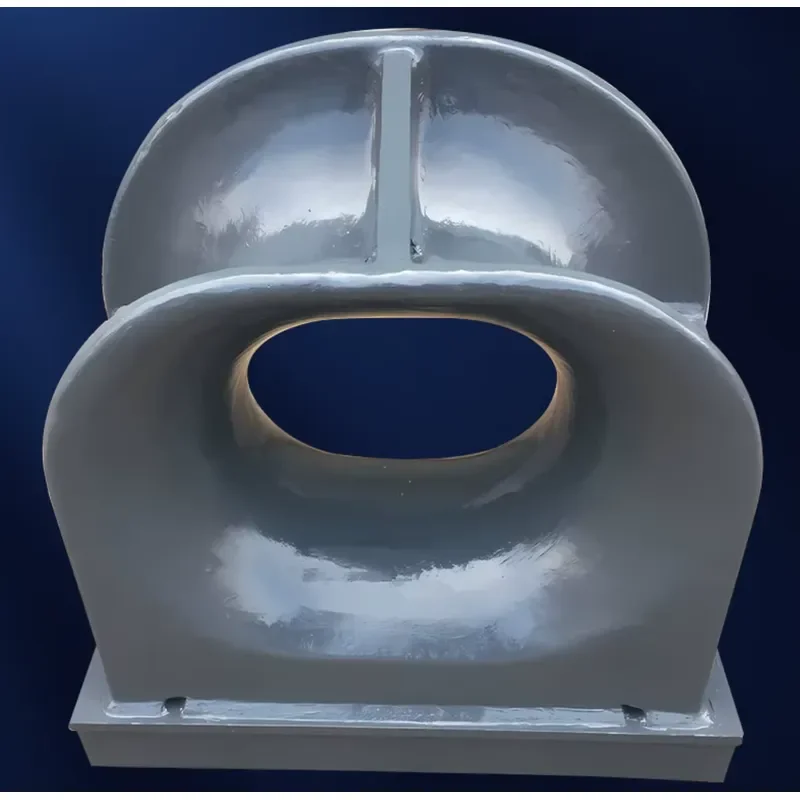 Xinchen Factory New Steel Grey Square Eco-friendly Marine Mooring Panama Chock Closed Customized Packing & Logo