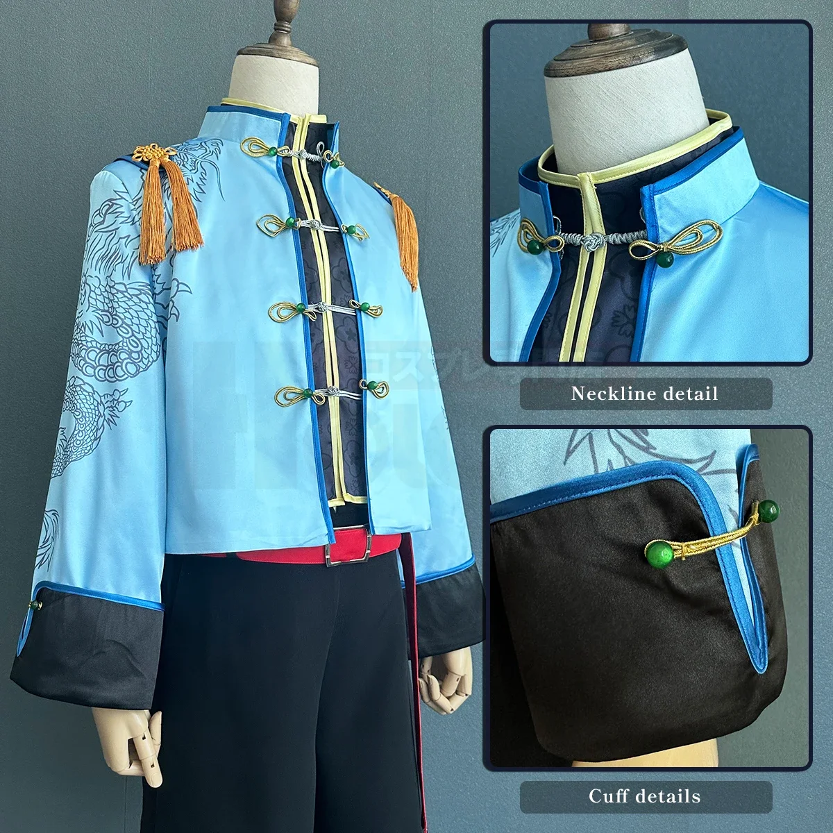 Косплей Mob 100, аниме Mobu Saiko Hyaku Kageyama Shigeo, китайский костюм для косплея, парик, кунг-фу Тан, костюм, сценическая униформа, подарок