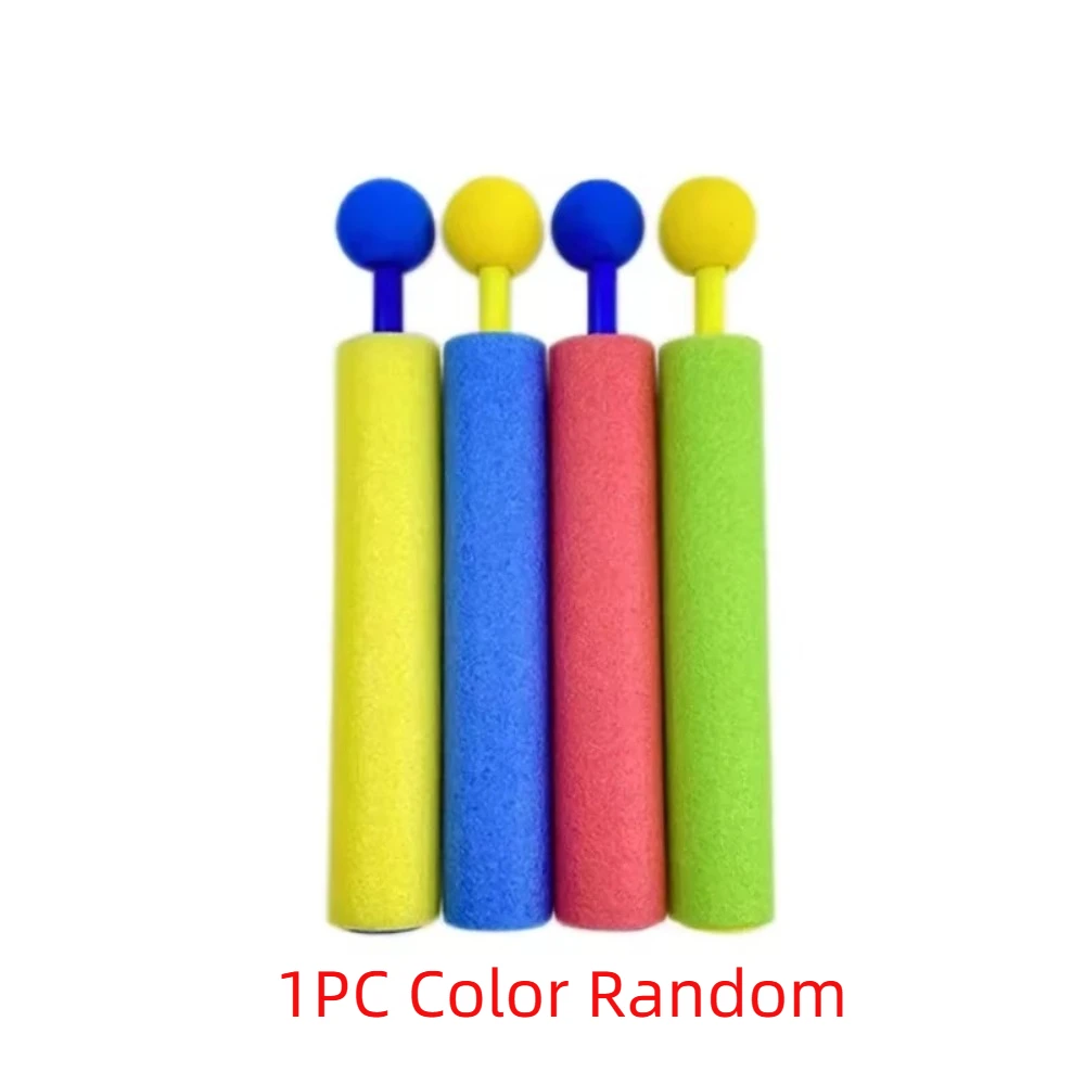 

Creative Foam Splashing Spray Water Toys Straight Tube Water Squirter Water Soaker Toy Pull Type Water Play Toy Summer