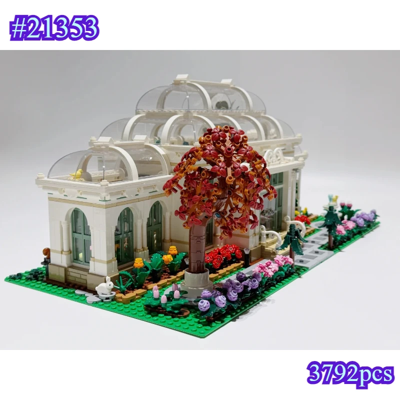 

Набор строительных блоков «Ботанический сад» 21353, совместимый с деталями Lego, подходит для подарков на день рождения, 3792 детали.