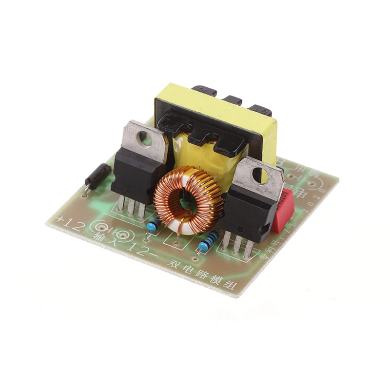 DC-AC Power Inverter, 12V to 220V Boost Converter, Dual Channel Module with Inverse Regulator