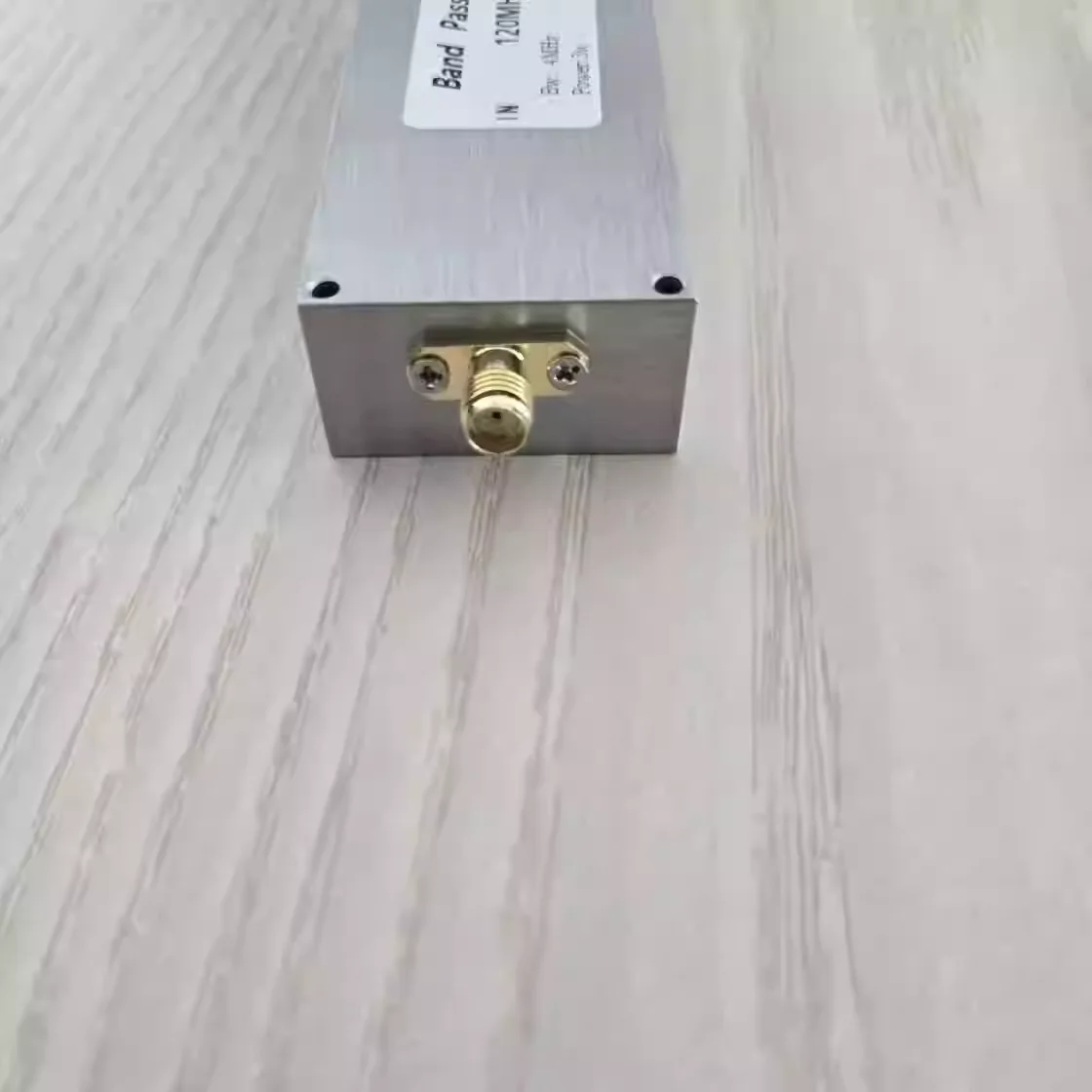 120MHz bandpass filter BPF Suppressing clutter improve receive