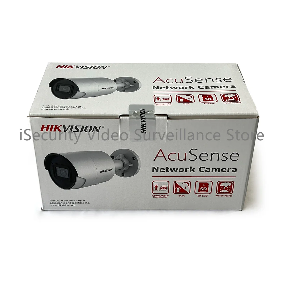 Hikvision 4MP AcuSense CCTV Camera Outdoor POE DS-2CD2043G2-I DS-2CD2043G2-IU Built-in Mic Bullet Network IP Camera