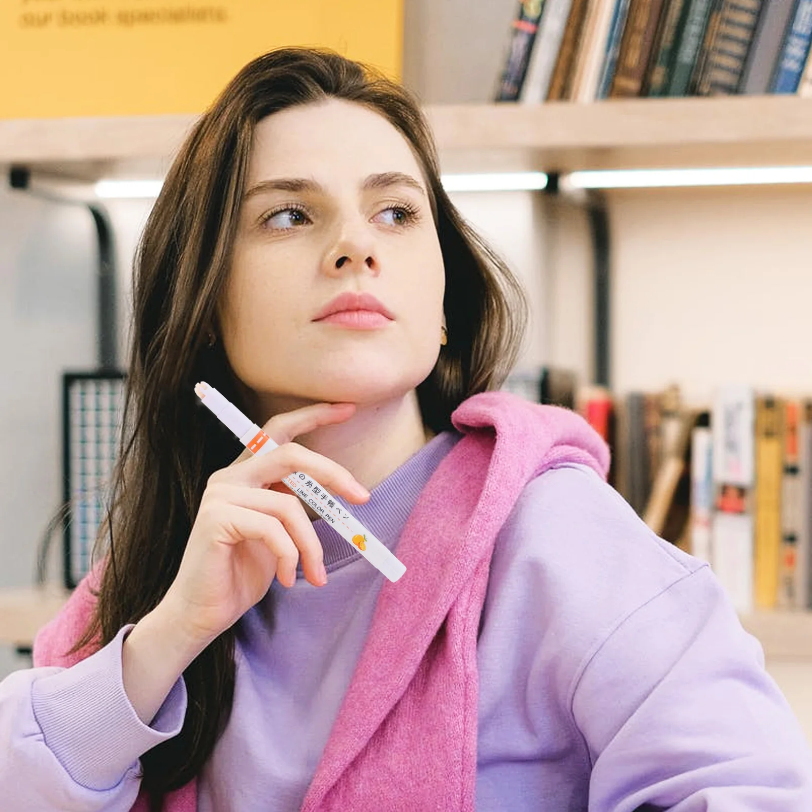 6Pcs Pastel Highlighter Pens Chisel Tip Vibrant Colors Soft Tip Longlasting Easy Highlight for School Office Study Notes