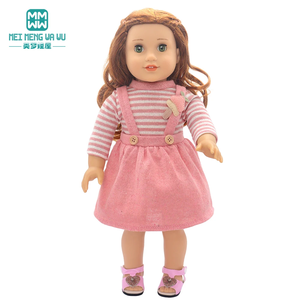 Kleidung für Puppen. Stilvolle Plüschanzüge, Kleider passend für 40–45 cm große Neugeborene, amerikanische Puppen, Spielzeug, Geschenke
