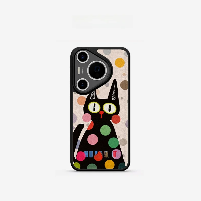 

Fashionable Polka Dot Skin Pura70 pro Phone Case Women's Edition High Quality Premium Feel Creative Individual Style