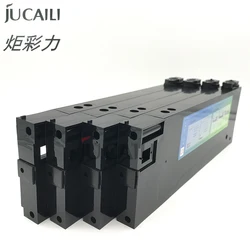 JCL 4 Pieces UV/Solvent 220mL Ink Cartridge with Level Sensor for Mimaki Mutoh Roland Wit-color Inkjet Printer