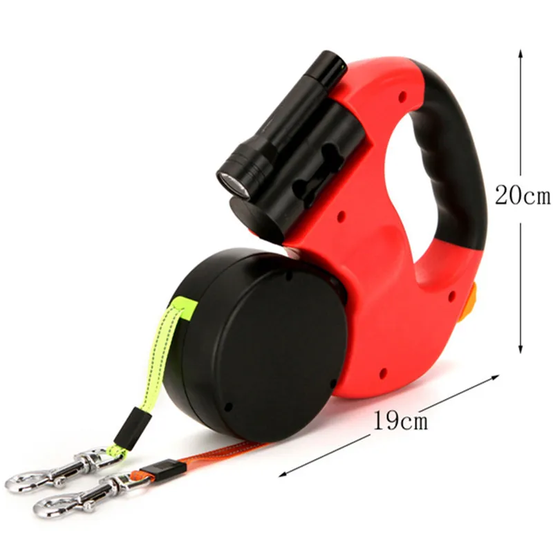 Retractable Dual Double Pet Dog Leash Rope Zero Tangle Walk For Two Dogs  With Light Walk Automatic 2 Way Dog Leash Pet Supplies - AliExpress 15