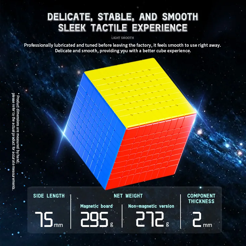 Sengso Mosheng 9x9 Cubo Magico Magnetico Shengshou 9x9 Cubo Senza Adesivo Puzzle Professionale Giocattoli Regalo Dei Bambini Cubo Magico