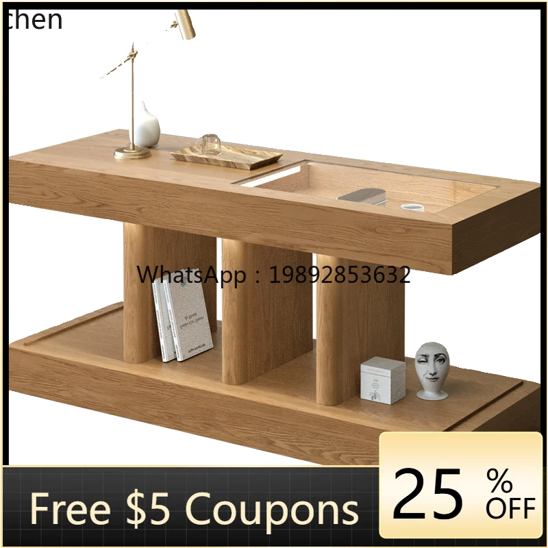 

WW Nakajima Platform Glass Display Cabinet Flowing Water Jewelry Display Cabinet Simple Display Table