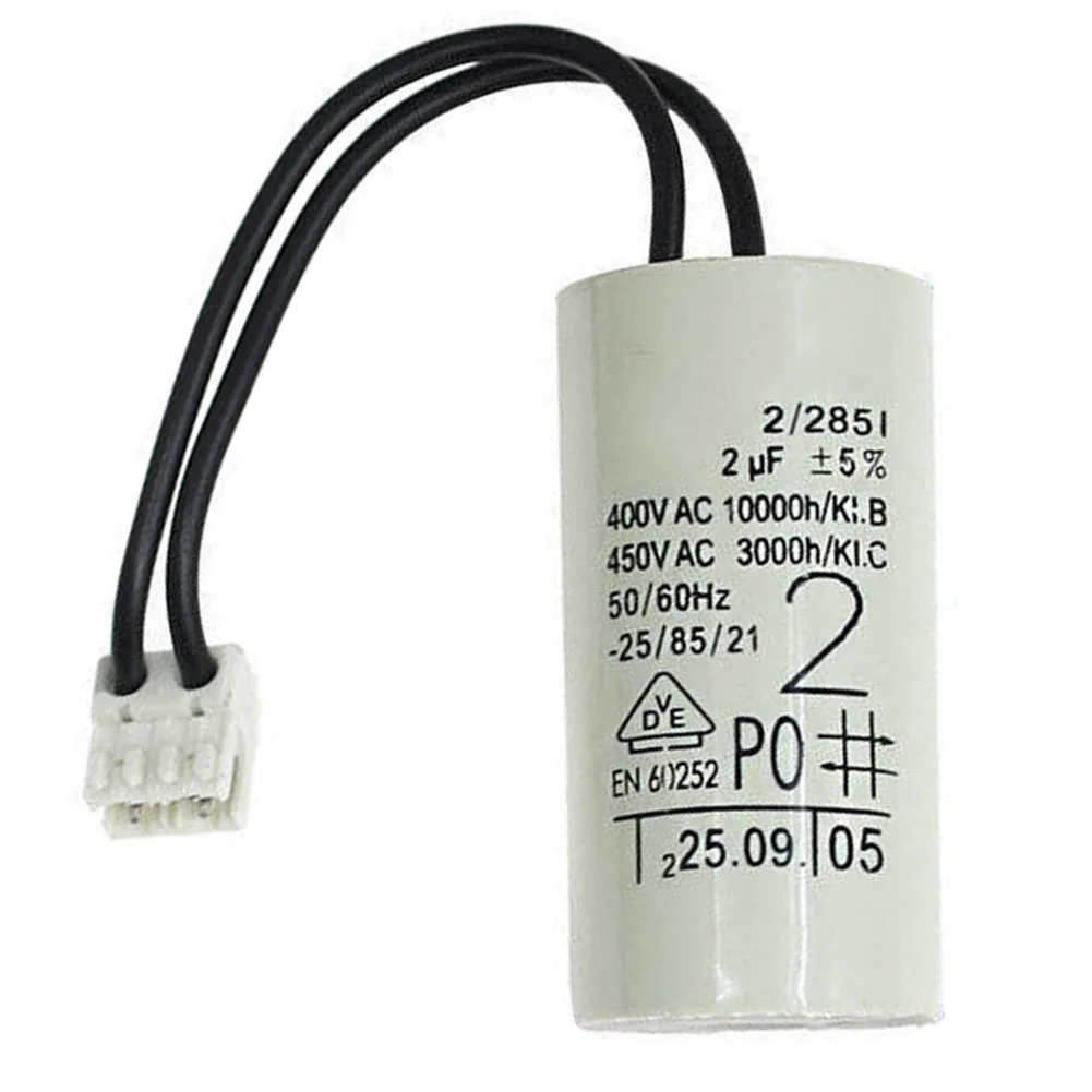 1pc 2uF Wall-mounted Boiler Water Pump Capacitor Water Pump Capacitor For Heating Water Pump Capacitor Heating Systems