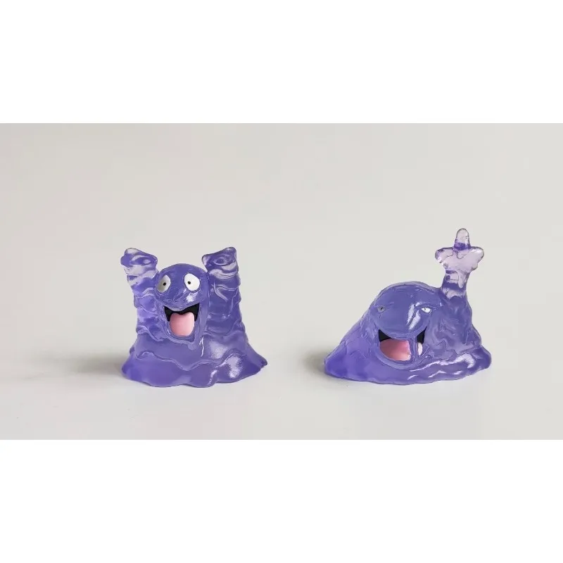 Pokemon Figure Grimer Doll Transparent Model Ornaments Accessories Children Toy