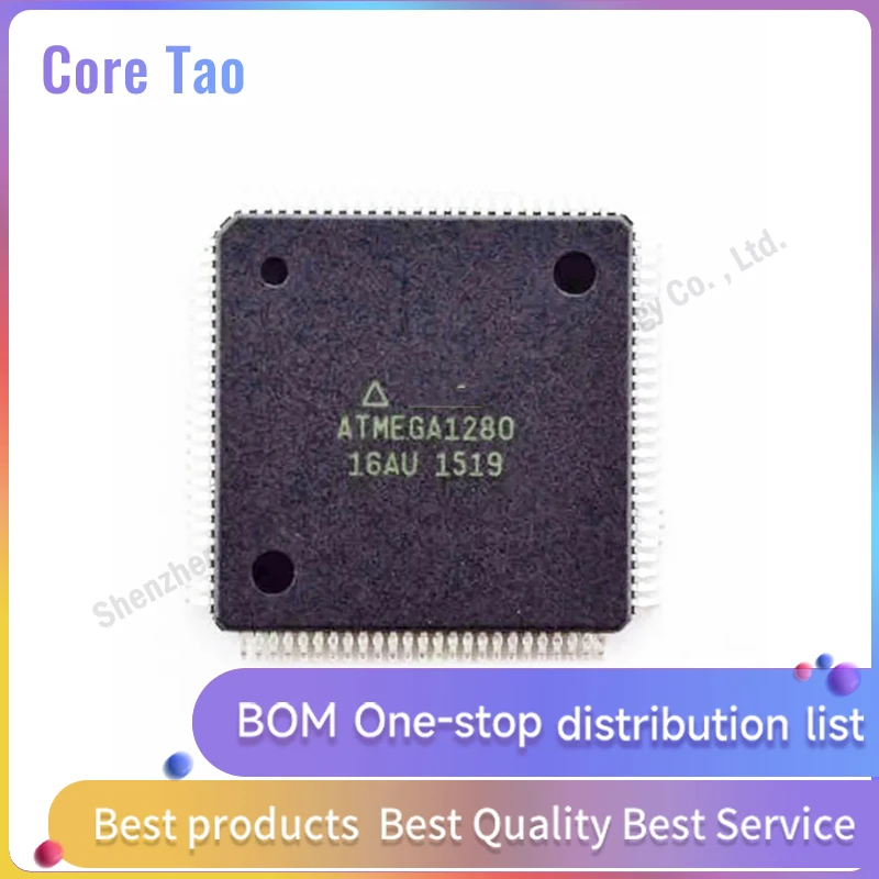 1PCS/LOT ATMEGA1280-16AU ATMEGA1280 TQFP100 Microcontroller chip
