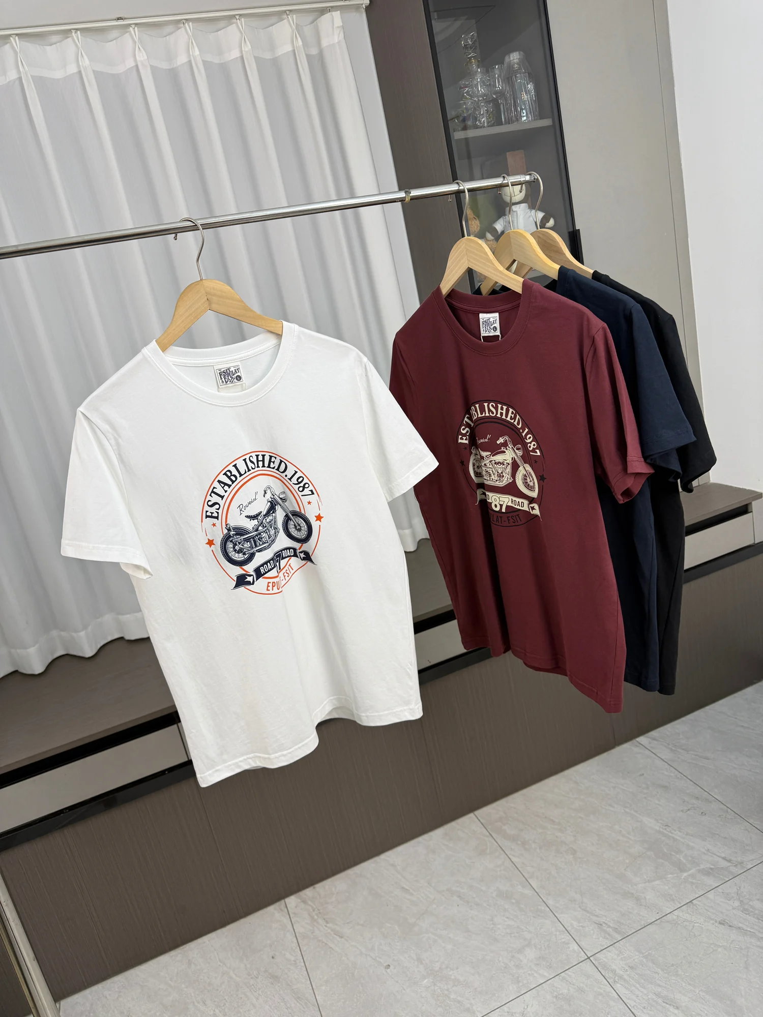 High Performance to Value Skin-friendly Breathable Men's round Neck Short Sleeve T-shirt Casual Versatile Summer Print Top