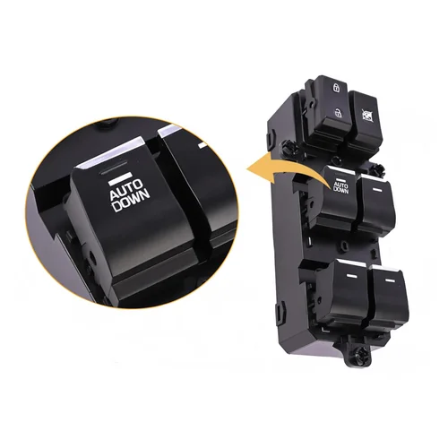 Imagen 2 del producto Para Hyundai Tucson 2016 2017 2018 2019 interruptor de Control de ventanilla eléctrica principal botón elevador de vidrio 93570-D3050 93570-D3051