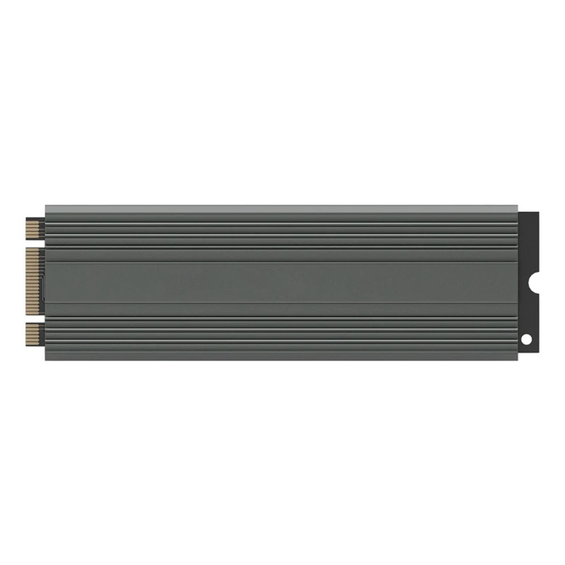 Disipador calor para SSD M.2 NVMe 652F, disipador calor duro HDD 2280, radiador aluminio con almohadilla PC