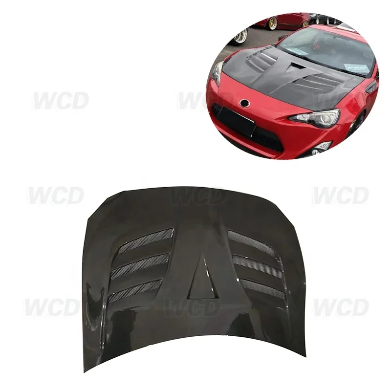 

GT86 Carbon Hood For 86 BRZ Real Carbon Fiber Hood Vars Type 12 - 19