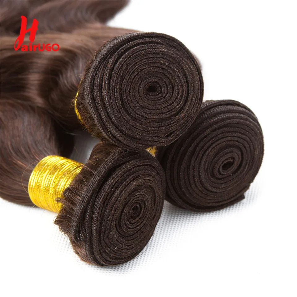 2# 4# Body wave Human Hair Bundles Brazilian Brown Hair Weaving Bundles Brown Hair Extension Remy Chocolate Bone Human Hair