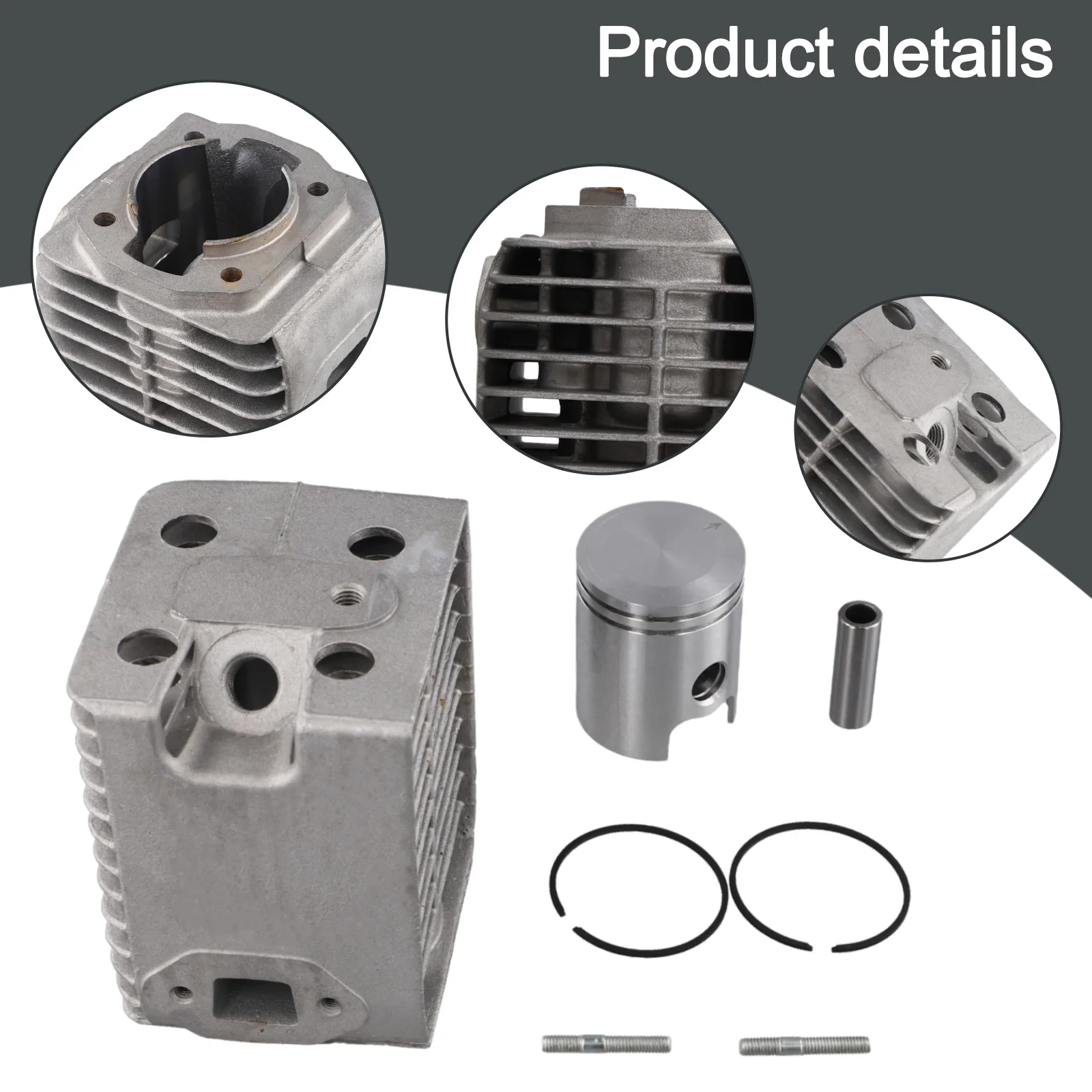 Brand New Hassle-free Experience Cylinder Piston Kit Piston Set Versatile Convenient Easy Installation Increase Pressure