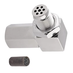 Mini Oxygen Exhaust Catalyst Sensor Spacer For Automobile 90 Degree Mini Catalyst  O2 Adapter CEL Fix Stainless Steel M18*1.5