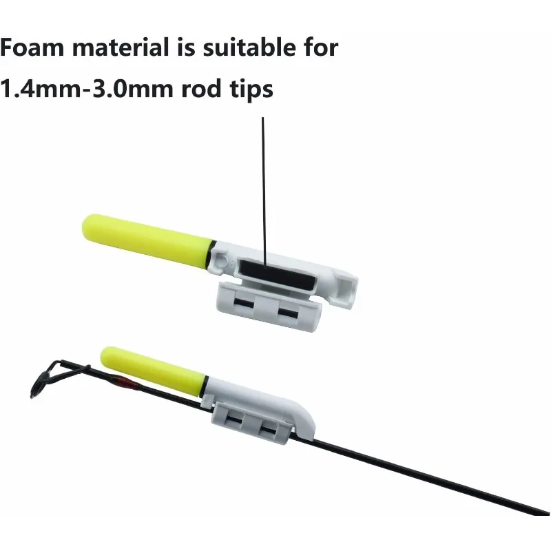 5-piece Set Including 2pcs Bite Indicators and Night Fishing Indicator (1pc Charger+2pc RechargeableCR425 3.7V Lithium Battery) - view 5