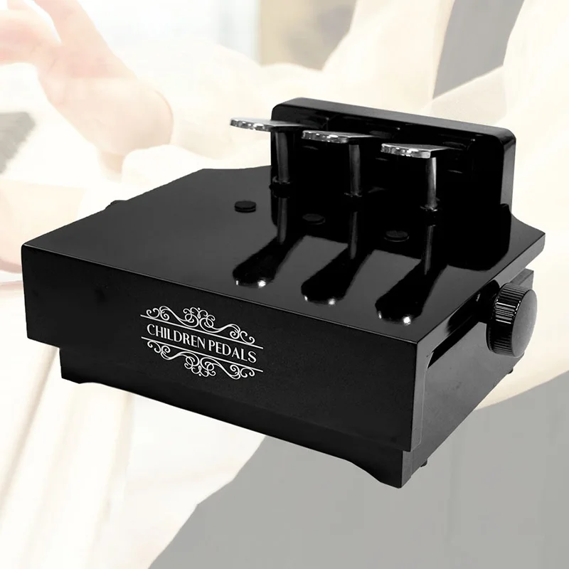 

Педаль сустейна, немая нога для фортепиано, детская удлиняющая педаль для фортепиано, вспомогательная регулируемая высота, деревянные ярко-черные аксессуары
