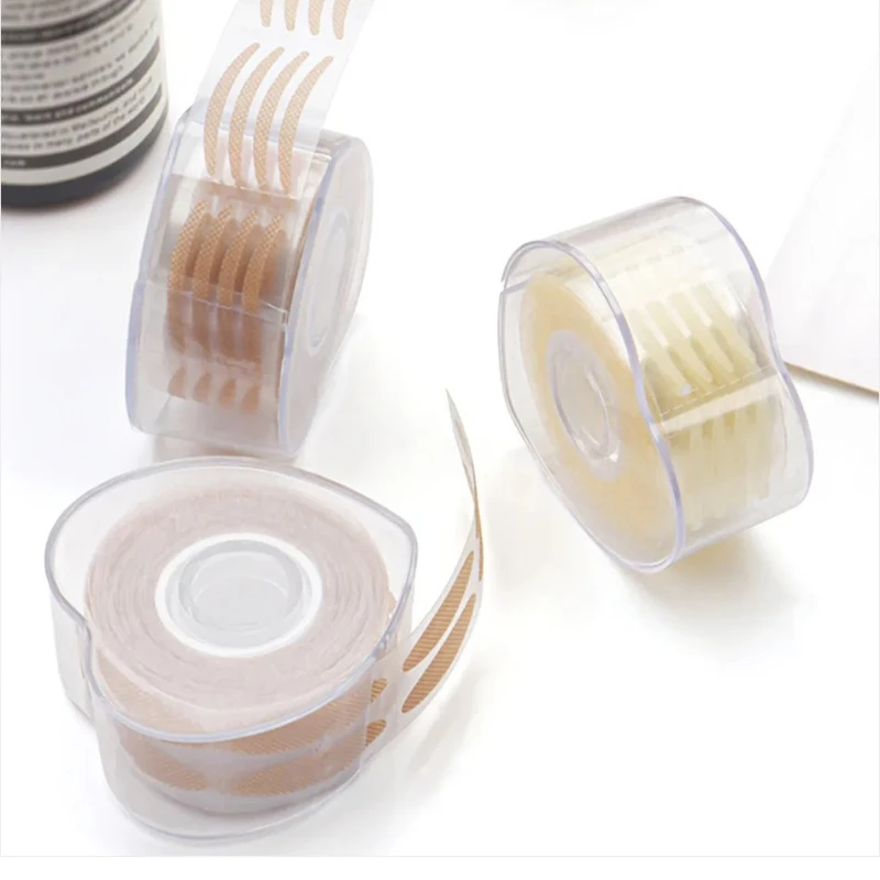 เทปติดตาสองชั้นแบบใส แถบยกกระชับเปลือกตา สติ๊กเกอร์กาวแต่งหน้า ตาโต ผู้หญิง กันน้ำ อุปกรณ์เสริมความงามใบหน้า ยกกระชับเปลือกตา