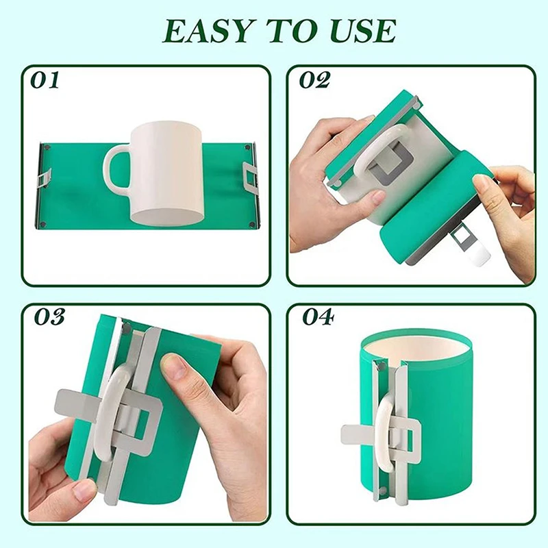 Mug Heat Transfer Fixture 9OZ 11OZ 12OZ 15OZ 17OZ Sublimation Silicone Mug Wrap Temperature Resistance