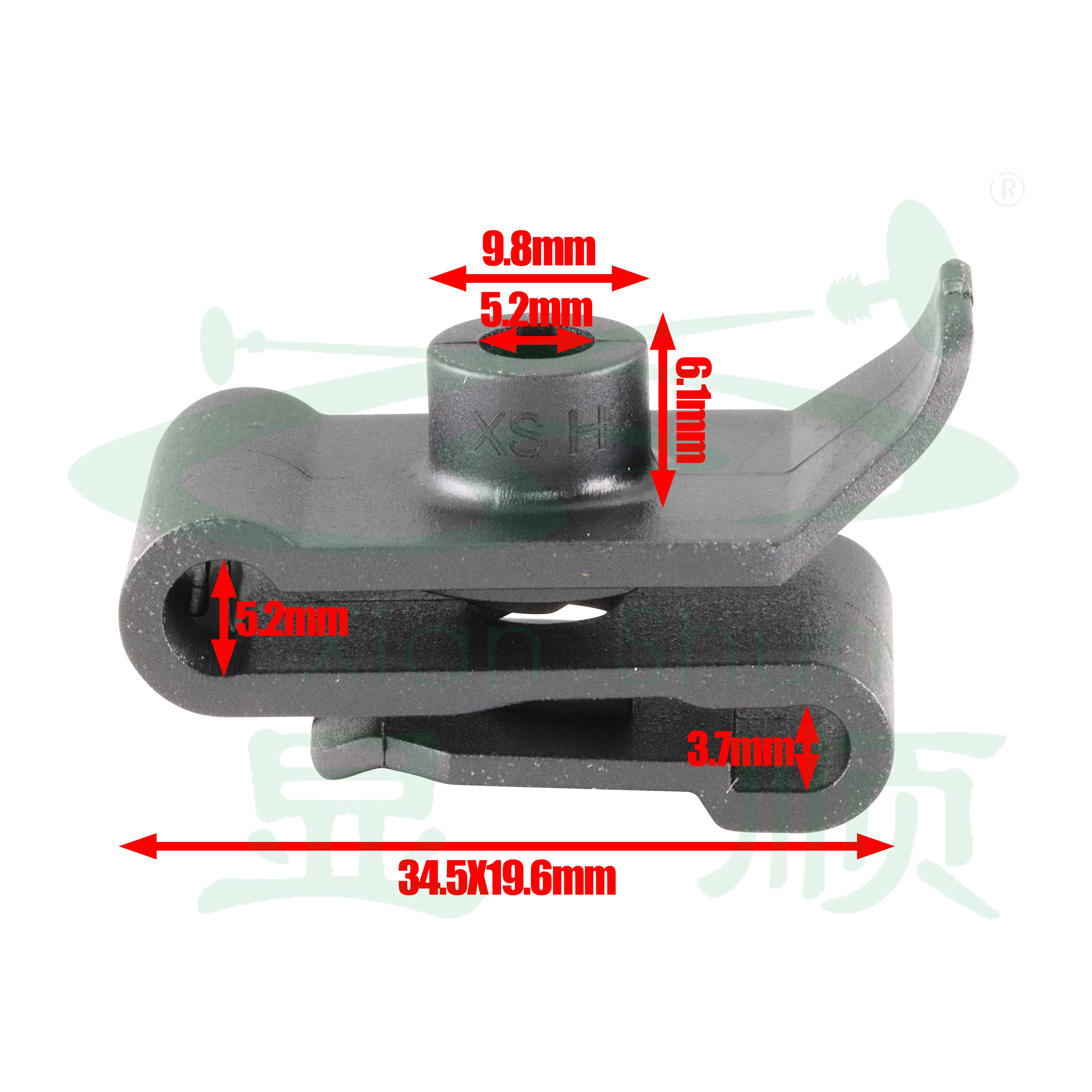 10/20Pcs Black PA Front Bumper Interior Replacement Parts Car Fastening Clips Car Accessories For Toyota 9046705114 2