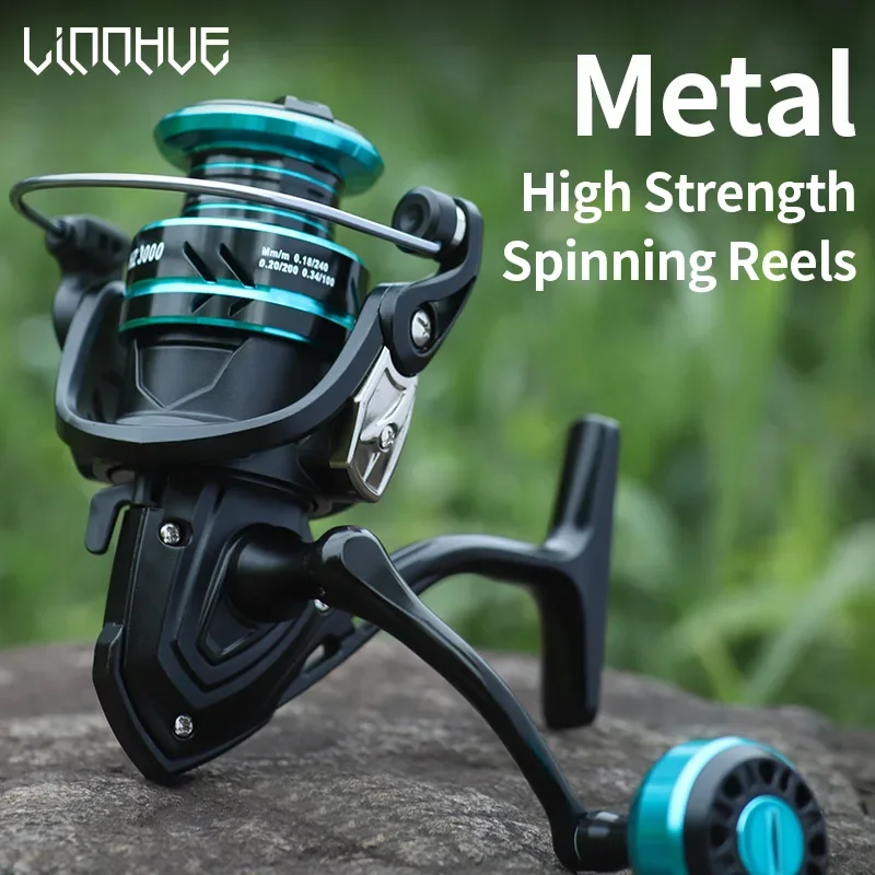 LINNHUEFishingReelHZ500-7000MaxDrag10kgMetalSpoolGripSpinningReelForCarpReelFishingAccessoriesPescaBassFish-AliExpress18