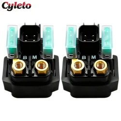 Cyleto Motorcycle Parts Starter Relay for Yamaha YP400 Majesty 400 Tmax XP500 XSR 700 XTribute XSR900 SCR950 XVS950 Bolt FJR1300