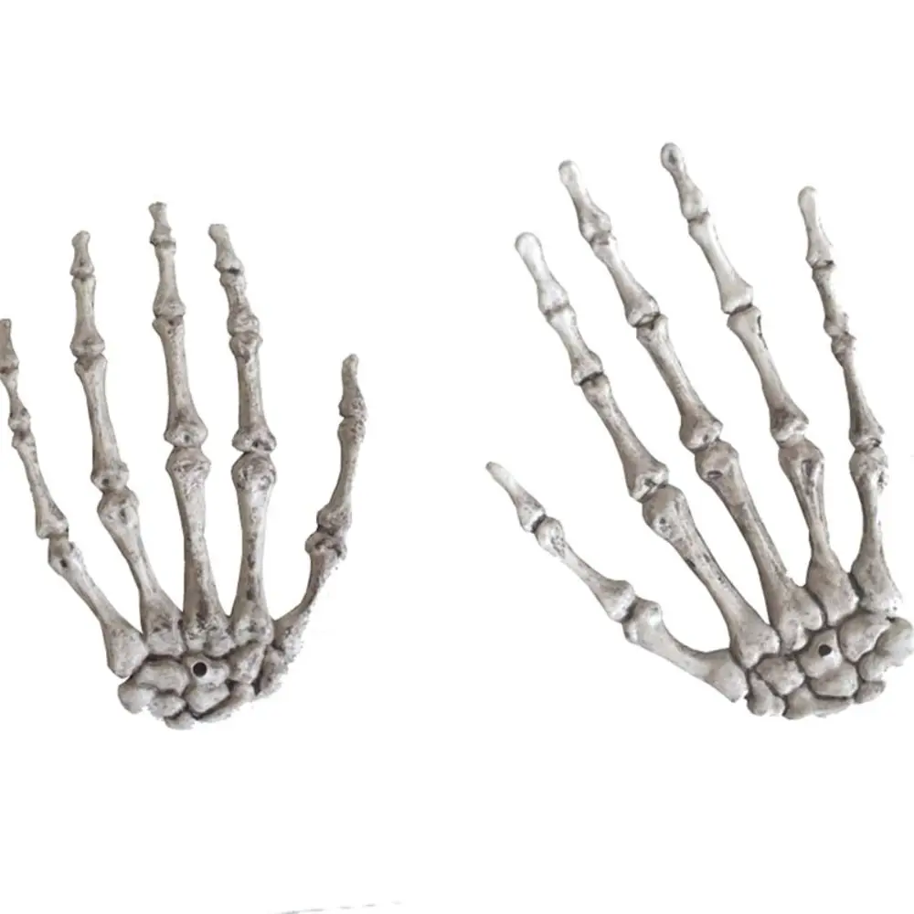 Plastic Realistic Skeleton Hand Skeleton Hand Hand Bone Plastic Fake Human Hand Bone Decoration Life Size