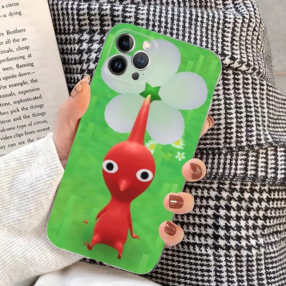 Etui na telefon PIKMIN 4 do iPhone 15 14 11 12 13 Mini Pro XS Max Cover 6 7 8 Plus X XR SE 2020 Funda Shell