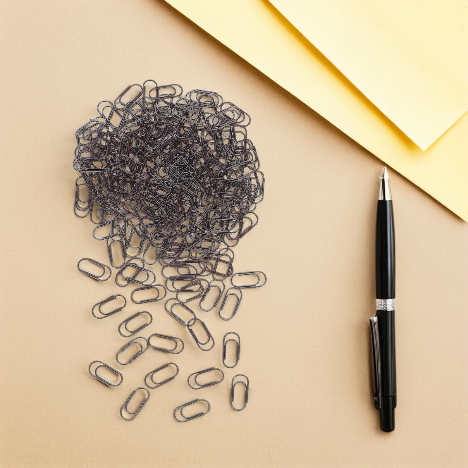 

200 Pcs Retro Paper Clip Standard Clips Bookmark Metal Fasteners Mini Paperclips
