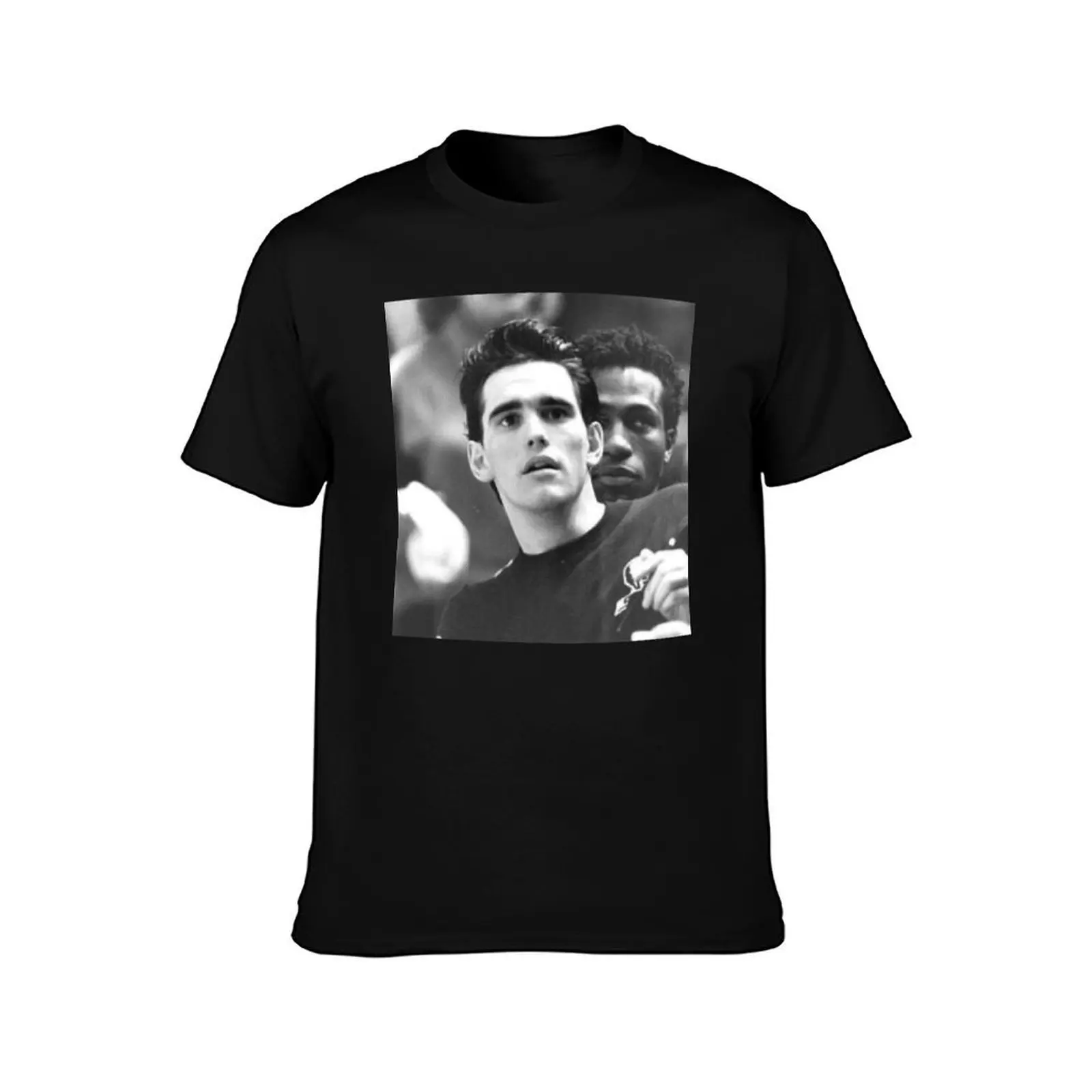 Matt Dillon T-Shirt, Summer Casual Cotton Tee, Oversized Streetwear Tops, Vintage Graphic Print, Loose Fit Short Sleeve
