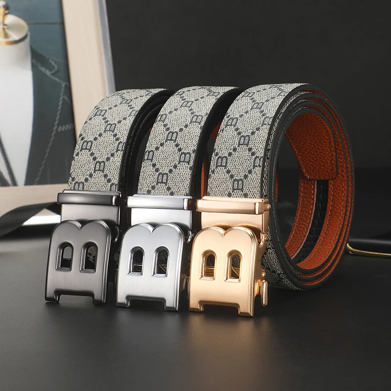 

Новый мужской ремень 2026 года, 34 мм, деловой, повседневный, модный, люксовый, дизайнерский, известного бренда, с пряжкой, из холщовой кожи, для джинсов