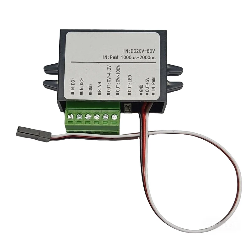 

1PCS DC20V-80V Signal Converter Brushless PWM Receiver t 4.2V Controller Motor Driver Conversion Module Adapter for RC Model